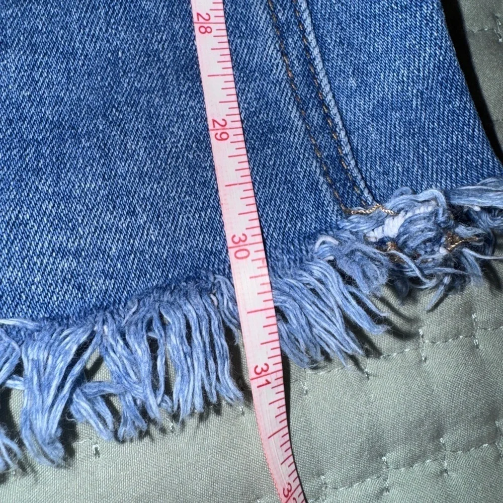 Altar’d State High Rise, distressed, super Flare Jeans size 28. GUC